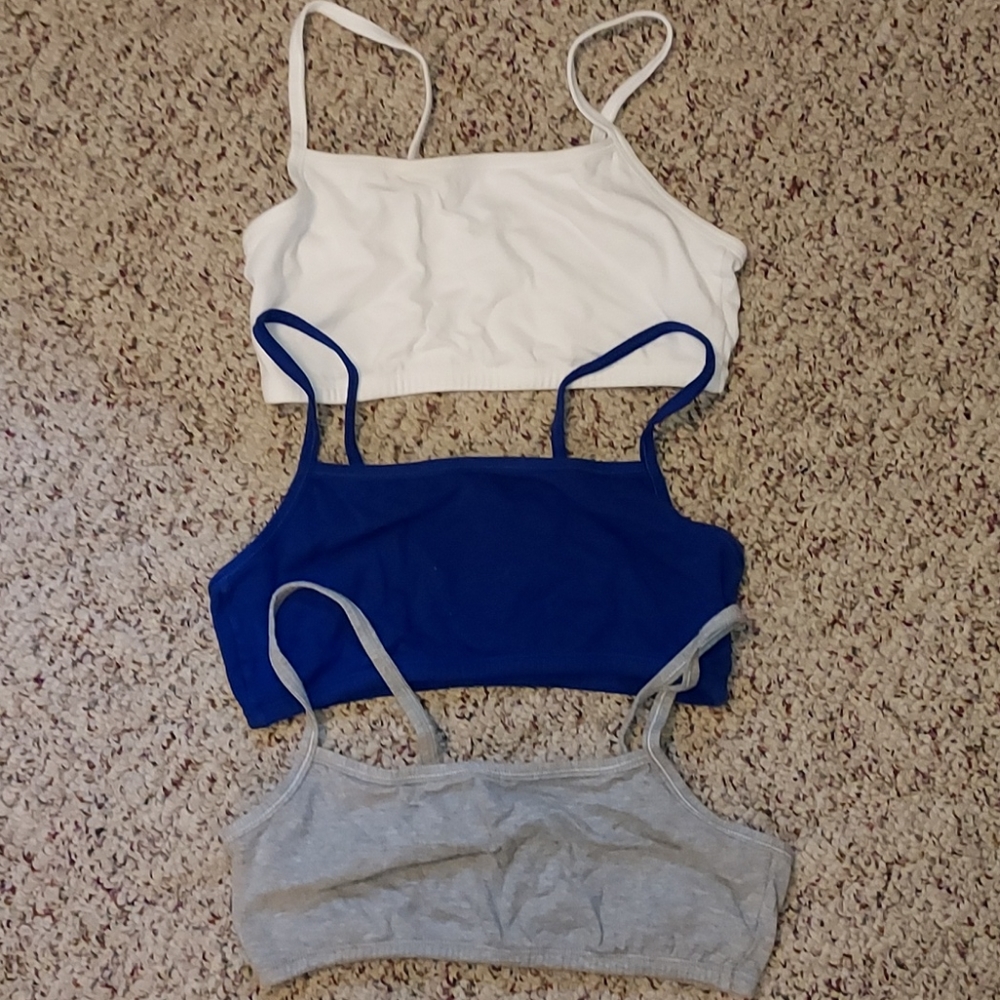 Sports bras (3), size 36